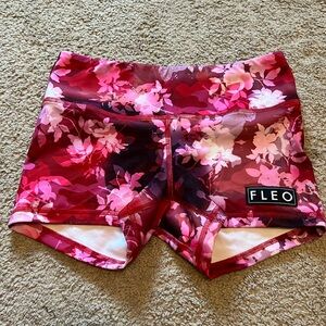 Pink floral FLEO shorts